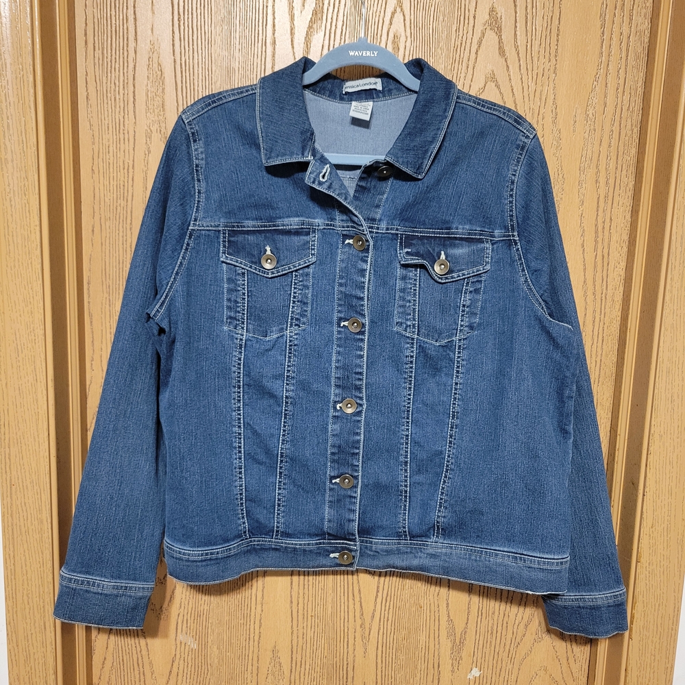 Jessica London Dark Blue Denim Jacket